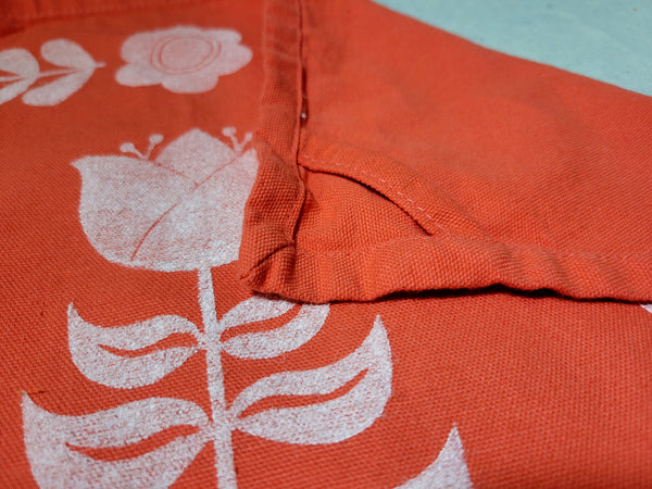 Folk Flower Tea Towels - Rainbow