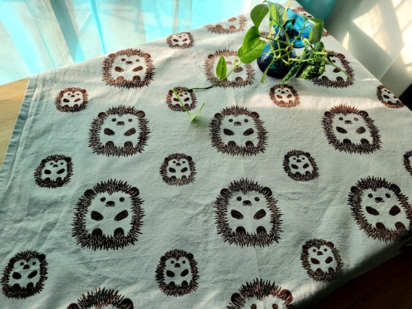 Big & Little Hedgehog Tea Towel